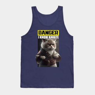 Cute kitten with Karate ( cute kitten) Tank Top